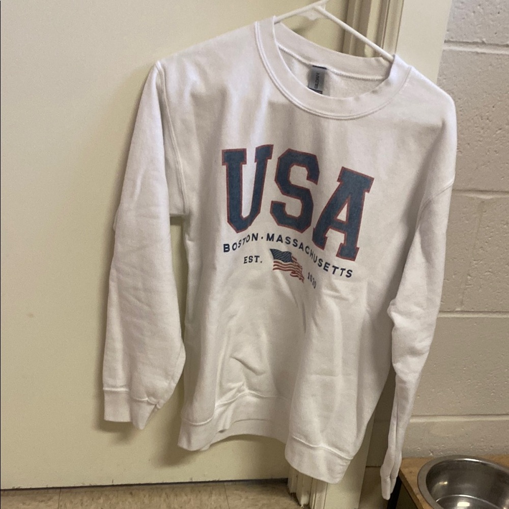 White USA Sweatshirt